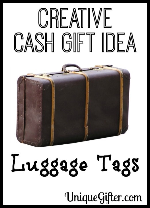 Creative Cash Gift Luggage Tags Unique Gifter