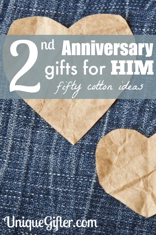 Cotton Anniversary Gifts For Him
 Second Anniversary Gifts for Him 50 Cotton Ideas