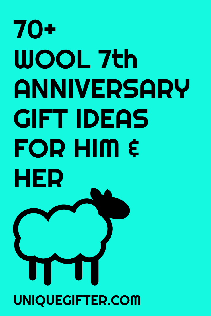 What a coincidence that wool is the traditional anniversary gift for a 7th anniversary - the 7 year itch! I love this list of gift ideas for men and women, and cashmere definitely isn't itchy! Pinning this for later.