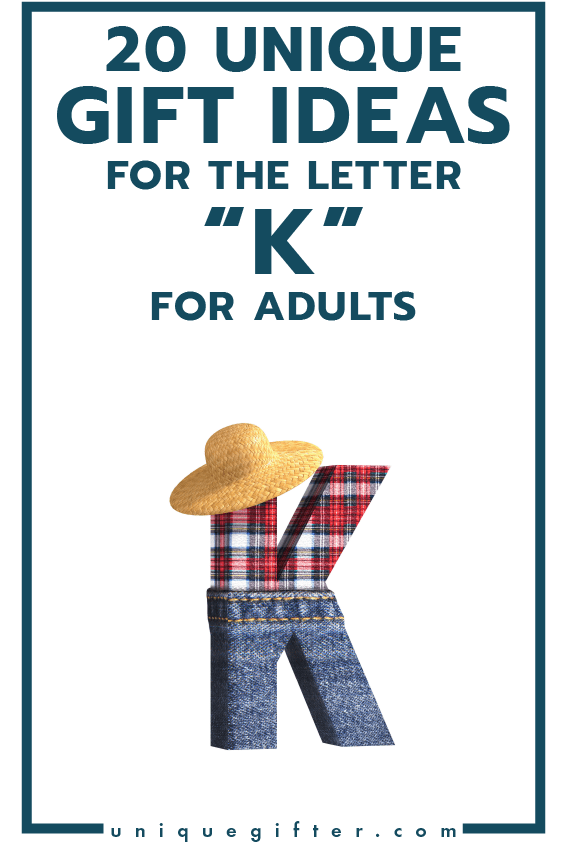 Setting up the world's best scavenger hunt? Use these inventive gift ideas that start with the letter K | Birthday | Anniversary | Adult | Gifts that begin with the letter K