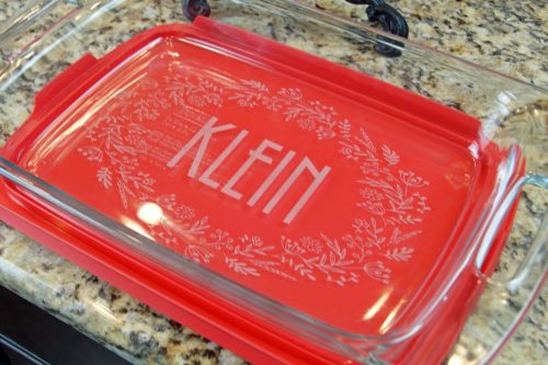 Custom engraved dish perfect thank you gift idea for mentors