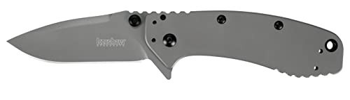 Kershaw XL Cryo II Pocket Knife, 3.25' 8Cr13MoV Steel Titanium-Coated Blade, Assisted Everyday Carry Pocket Knife