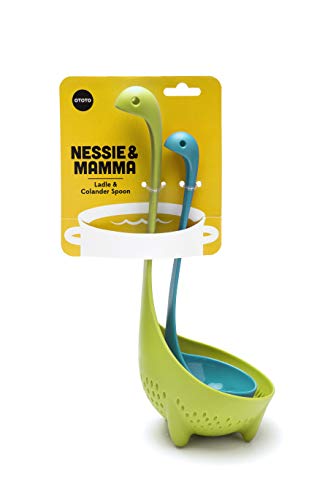 The Original Nessie Ladle by OTOTO - Soup Ladle, Cute Gifts, Funny Kitchen Gadgets, Loch Ness design, Cooking Gifts for Mom - Cute and Practical Kitchen Utensils - Unique Gifts for Women, Mothers Day