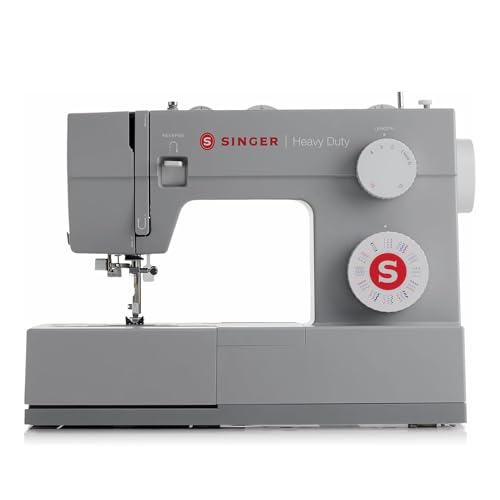 SINGER Heavy Duty 4432 High Speed Sewing Machine with Accessory Kit | Strong Motor With Enhanced Piercing Power, 110 Stitch Applications, Full Metal frame, 1-step Buttonhole & LED Light