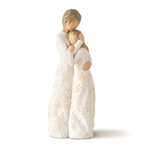 Willow Tree Close to me, Apart or Together, Always Close to me, Expresses Loving Relationships Between Mother and Daughter, Sisters or Friendships, Sculpted Hand-Painted Figure