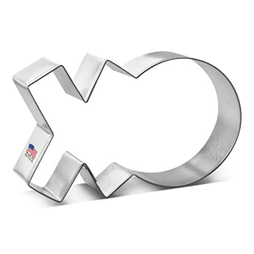 Foose Cookie Cutters Valentines Day Cookie Cutter XO Hugs and Kisses Cookie Cutter 4.25 in Made in USA