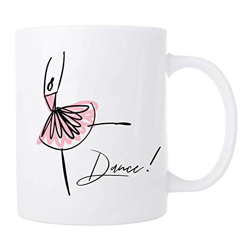 Ballet Gift Mug - Coffee Cup for Dance Teachers, Women, Teen Girls, Ballet Lovers