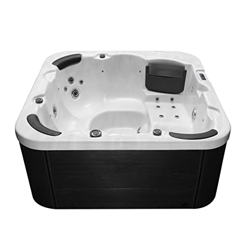 Northern Lights Polar Hot Tubs - Borealis Electric Square Hot Tub - Hybrid Ready