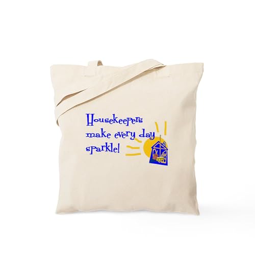 CafePress Housekeeper Appreciation Tote Bag Natural Canvas Tote Bag, Reusable Shopping Bag