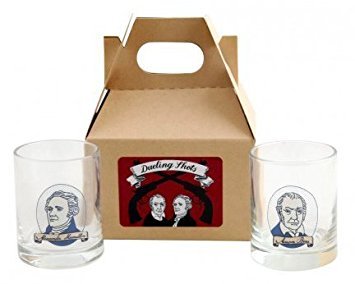 'Dueling Shots' Shot Glass Gift Box - Alexander Hamilton and Aaron Burr