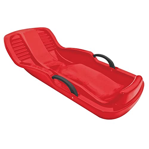 Flexible Flyer Winter Heat Snow Sled. Plastic Sno Slider Bobsled, 38 x 18 x 7 inches