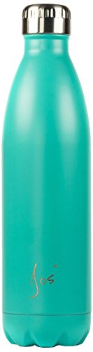 JO'S 6 Insulated Stainless Steel Water Bottle, Keeps Drinks Cold for 24 Hours or Warm for 12 Hours, Sweat-Proof Matte Finish, Easy to Clean and Great on The Go