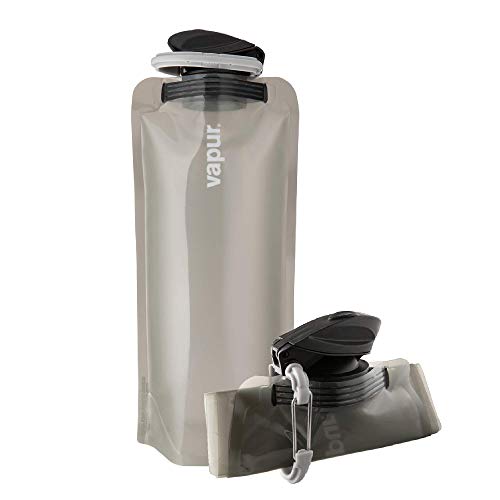 Vapur Solid Flexible Water Bottle - with Carabiner