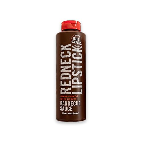 Redneck Lipstick Original BBQ Sauce, Smoky Sweet and Spicy Smooth, Ideal for All Recipe, BBQ game with Authentic American Flavor, 1 Pack (18 Ounce)