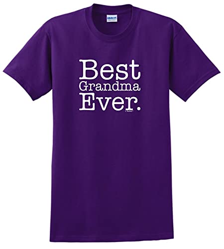 Best Grandma Ever T-Shirt XL Purple