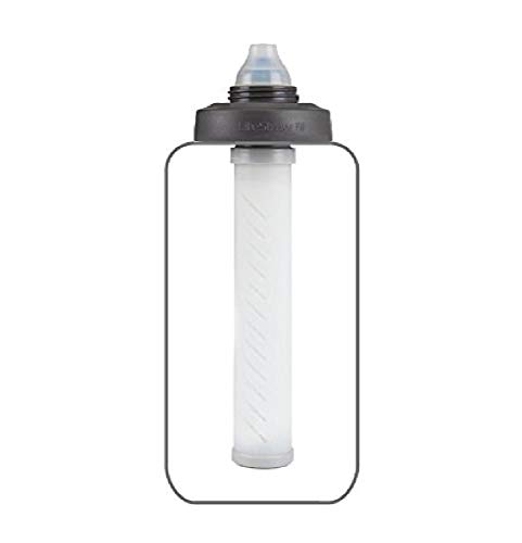LifeStraw Universal Water Filter Bottle Adapter Kit Fits Select Bottles from Hydroflask, Camelbak, Kleen Kanteen, Nalgene and More, White