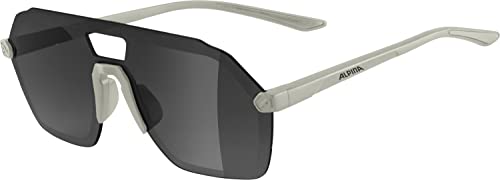 ALPINA Modern Oval Sunglasses, Cool-Grey Matt, One Size
