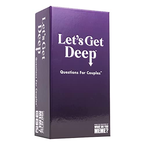 WHAT DO YOU MEME? Let's Get Deep - Couples Questions Card Game, Love Couples Games and Date Night Ideas by Relatable