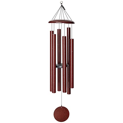 Corinthian Bells by Wind River - 56 inch Ruby Splash Wind Chime for Patio, Backyard, Garden, and Outdoor Decor (Aluminum Chime) Made in The USA