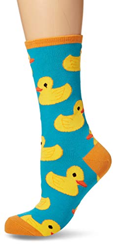 Socksmith Womens Rubber Ducky Turquoise One Size 1 pair