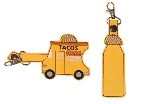 Taco Truck Hand Sanitizer Holder And/Or Lip Balm Holder