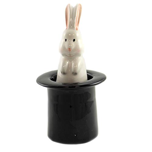 Pacific Giftware Rabbit in Hat Attractives Salt Pepper Shaker Made of Ceramic