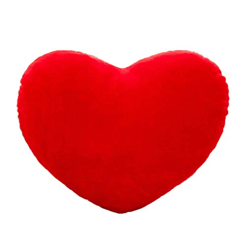 YINGGG Cute Plush Red Heart Pillow Love Pillow Cushion Toy Throw Pillows for Kids' Friends Valentine's Day Fit for Living Heart Throw Decorative Pillows