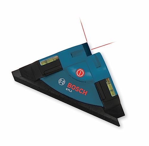 BOSCH GTL2 Laser Level Square, Includes Adhesive Mounting Strips