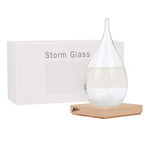 Storm Glass Weather Stations Water Drop Weather Predictor Creative Forecast Nordic Style Decorative Weather Glass on Home & Office.