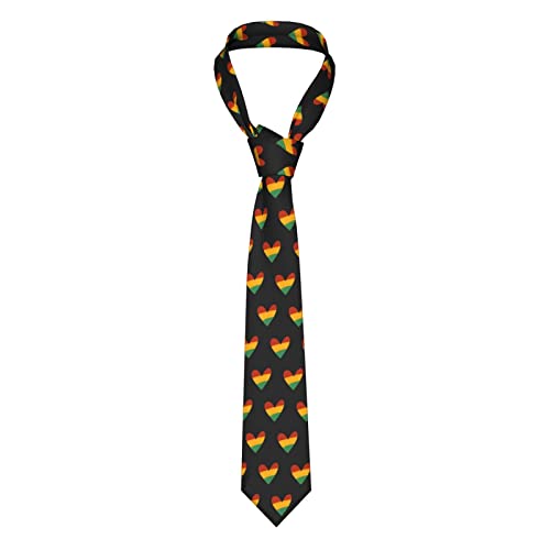 ZGVDVZ Juneteenth Freedom Day African American Men'S Necktie Classic Tie For Casual Occasions Date Wedding Party Gift