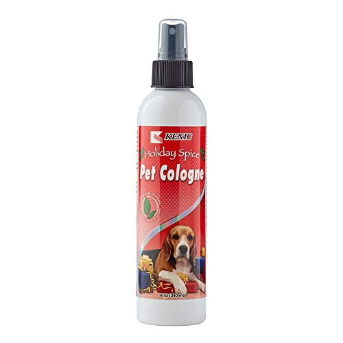 Kenic Christmas Holiday Spice Pet Cologne Spray for Dogs, Made in USA, Limited Edition