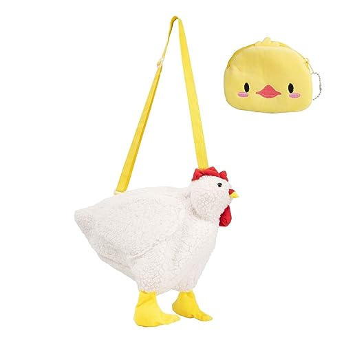FABMODE Chicken Purse Rooster Bag Adjustable Shoulder Strap (1 Chick Purse)