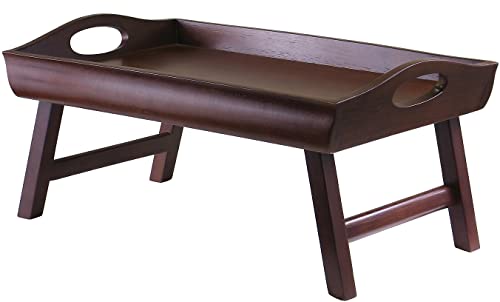 Winsome Wood Sedona Bed Tray, Antique Walnut