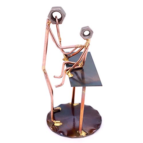 Pediatrician Collectible Handmade Metal Art Figurine, Desk Accessories, Trophy, Boss Gift, Office Décor, Doctor Gift