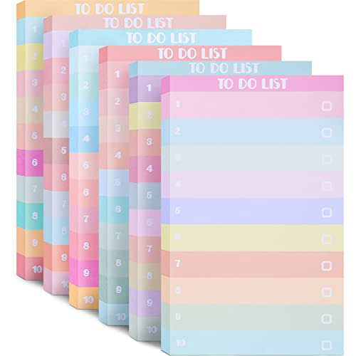 300 Sheets to Do List Notes Daily Checklist Notebook Undated Memo Pad Color Block to Do Note Pad Weekly Plan Notepad Agenda and Organizer Planners for College (Classic Style,3.14 x 5.11 Inch)