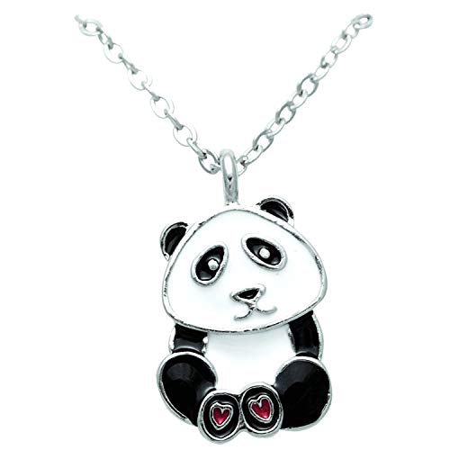 Panda Bear Pendant Necklace in Figural Gift Box