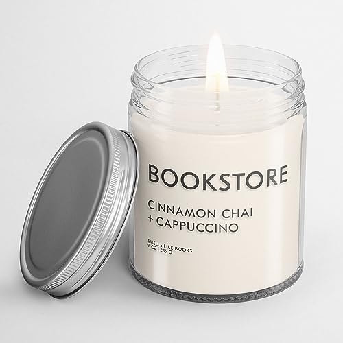 BOOKSTORE Book Lovers' Candle | Book Scented Candle | Vegan + Cruelty-Free + Phthalte-Free