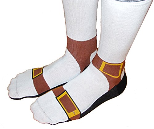 LAUGHMART Sandal Socks - Fun Fashion Faux Pas Socks for Men and Women - Hilarious Gift Idea