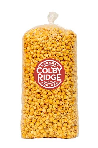 Colby Ridge Fresh Caramel Gourmet Craft Popped Gluten Free Popcorn Bulk Sized Large Gift Party Bags (Bulk 5 Gal. 80 Cups) (Fresh Caramel)