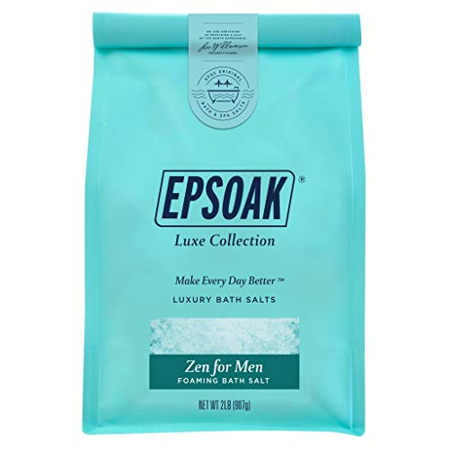 Zen for Men Foaming Bath Salts - 2 lb. Luxury Gift Bag by San Francisco Salt Company