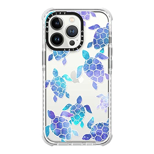 CASETiFY Ultra Impact iPhone 13 Pro Case [9.8ft Drop Protection] - Turtle Bay - Clear
