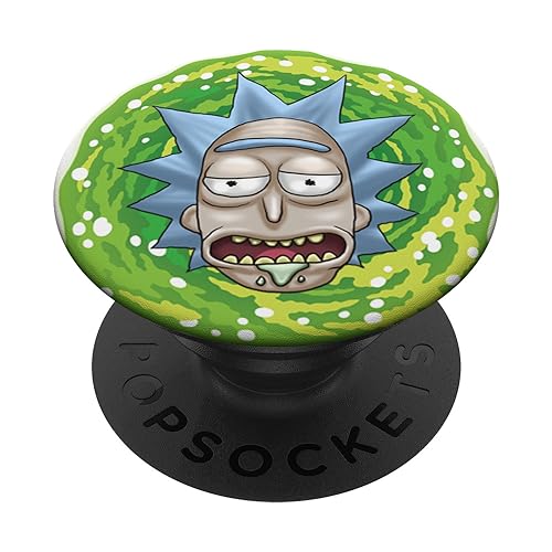 Rick and Morty just here for the booze PopSockets PopGrip: Swappable Grip for Phones & Tablets PopSockets Standard PopGrip