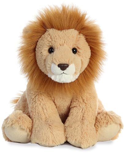 Aurora® Cuddly Lion Stuffed Animal - Cozy Comfort - Endless Snuggles - Brown 14 Inches