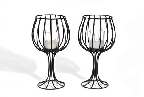 Adorn Wine Cup-Shaped Candle Holder