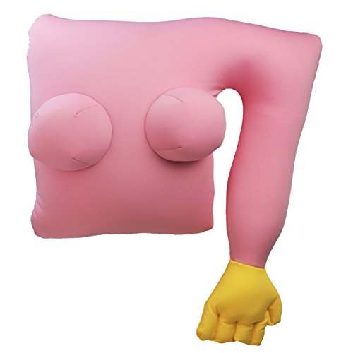 Girlfriend Body Pillow Pink - I Love You Gifts - Gifts For Him - With Snuggle Arm - Unique Gag Gift For Men - Pillow Talk Long Distance Relationship Pillows