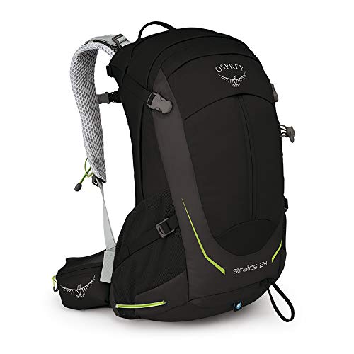 Osprey Stratos 24L Men's Hiking Backpack, Black