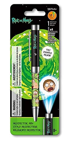 InkWorks Rick and Morty Projector Pen (Rick and Morty Office Supplies, Merchandise)