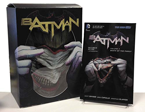 DC Comics Batman: Death of a Family Book and Joker Costume Mask