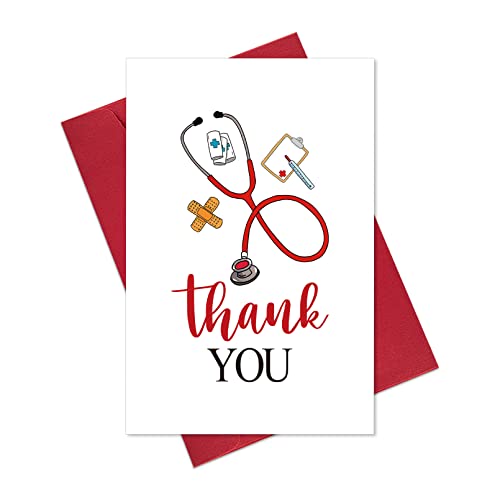 Ogeby Cute Medical Thank You Card Gifts for Doctor Nurse, National Doctors Day Thank You Card Gifts, Nurse Appreciation Cards Gifts for Women