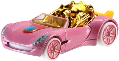 Hot Wheels Super Mario Character Cars Princess Peach Vehicle 4/7